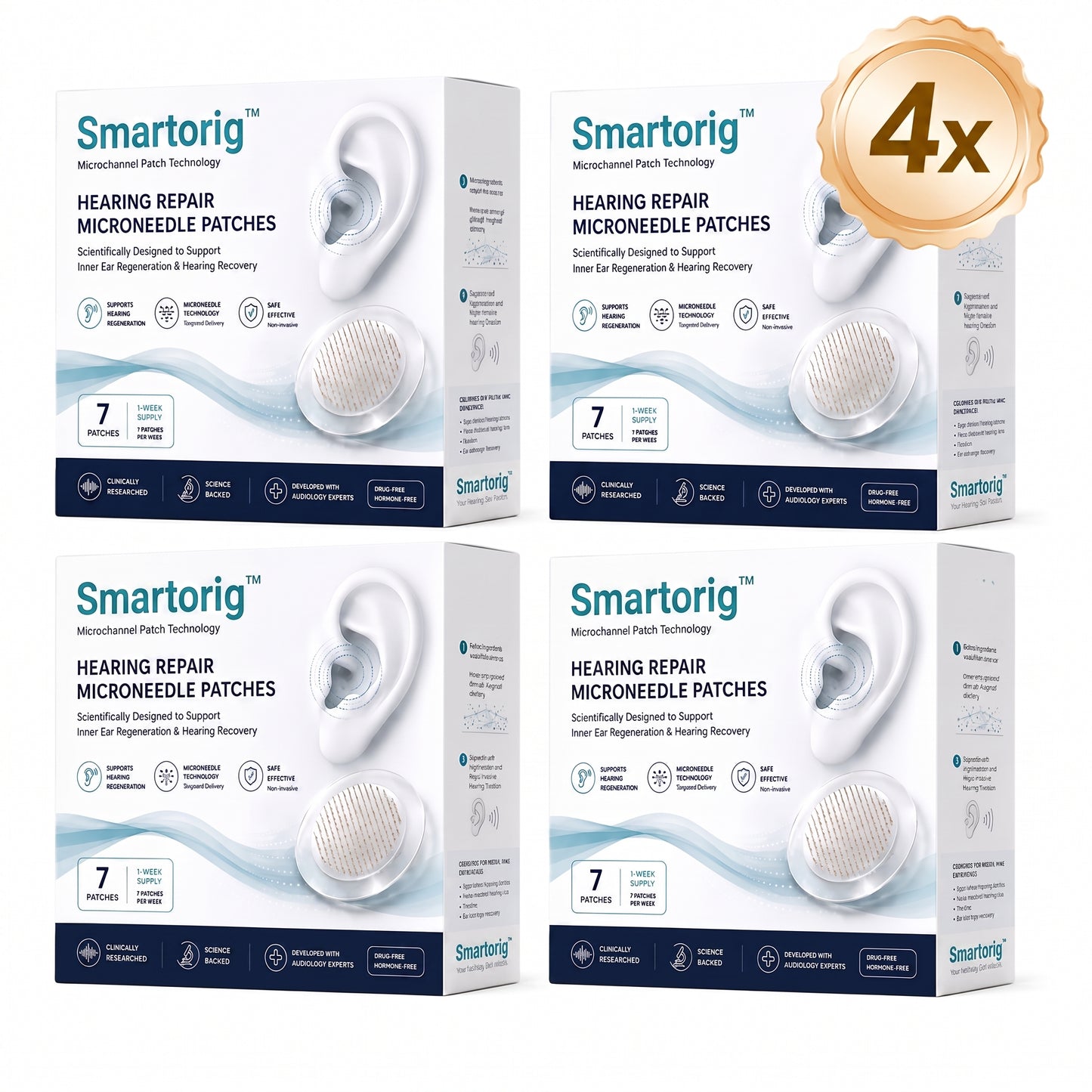 HEARING SUPPORT MICRONEEDLE PATCHES
