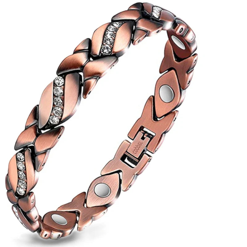 Copper magnetic bracelet--Relieve fatigue and promote blood circulation