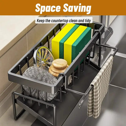 Thickened Stainless Steel Utensil Organizer, Rust Resistant Easy to Clean