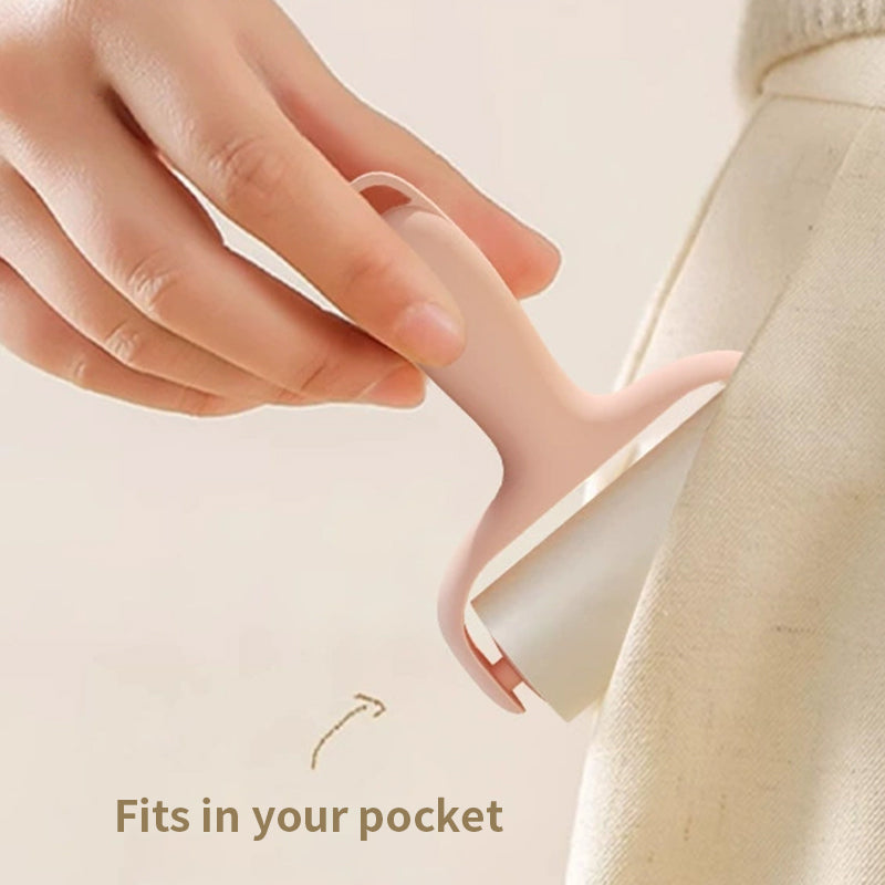 QIAWI™ Lint Roller, Portable Mini Lint Remover for Clothes, Reusable & Easy Tear Design
