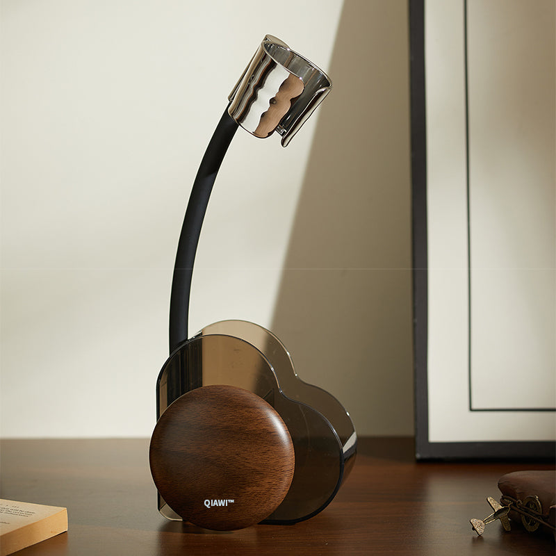 QIAWI™ Hands-Free Hair Dryer Holder, 2-Compartments & Cord Organizer