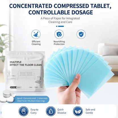 Multiple Effect The Floor Clean Tablets for Mopping, Quick Shine Cleaner