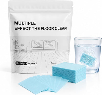 Multiple Effect The Floor Clean Tablets for Mopping, Quick Shine Cleaner