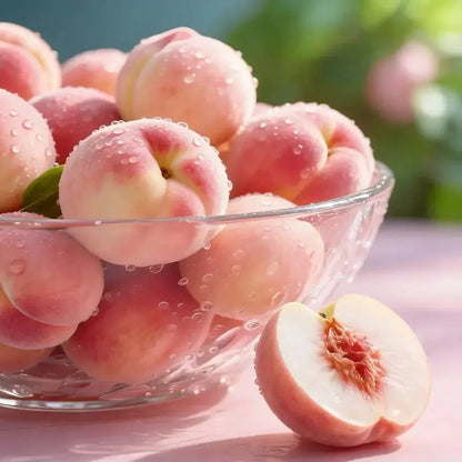 🔥 65K+ SOLD! 🍑 Heirloom "Honey Red" Dwarf Peach Tree Live Seeds