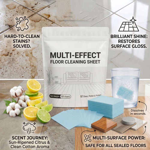 Multiple Effect The Floor Clean Tablets for Mopping, Quick Shine Cleaner