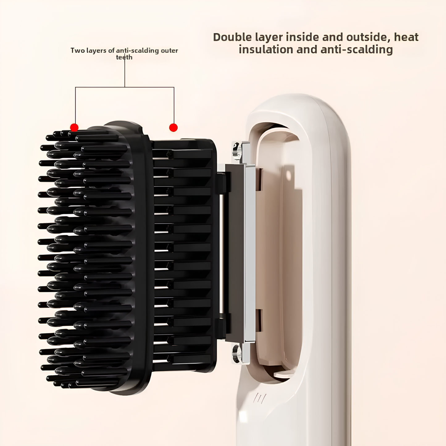 NESLEMY™Heatless Hair Brush: Salon-Level Style in Minutes, Zero Damage