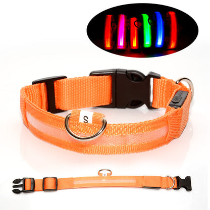 Pawzioo™ High-Brightness LED Dog Collar – Durable & Rechargeable