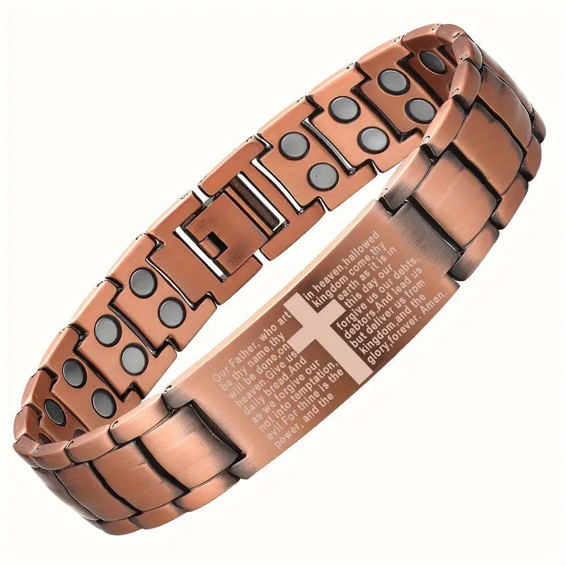 Copper magnetic bracelet--Relieve fatigue and promote blood circulation