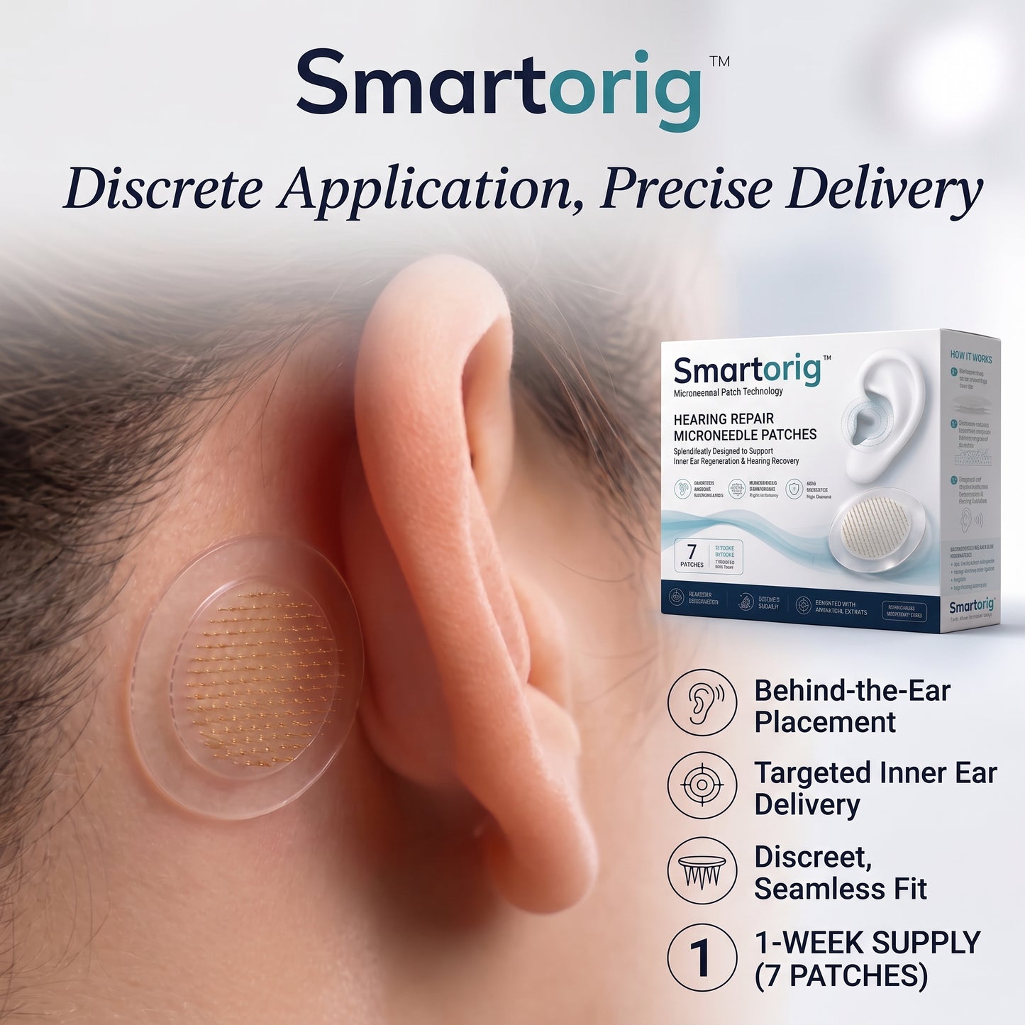 HEARING SUPPORT MICRONEEDLE PATCHES