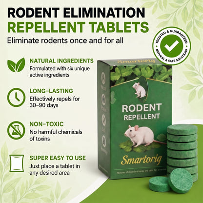 Rodent Repellent Tablet - Create aHome Without Rodents, Safe for Kids& Pets
