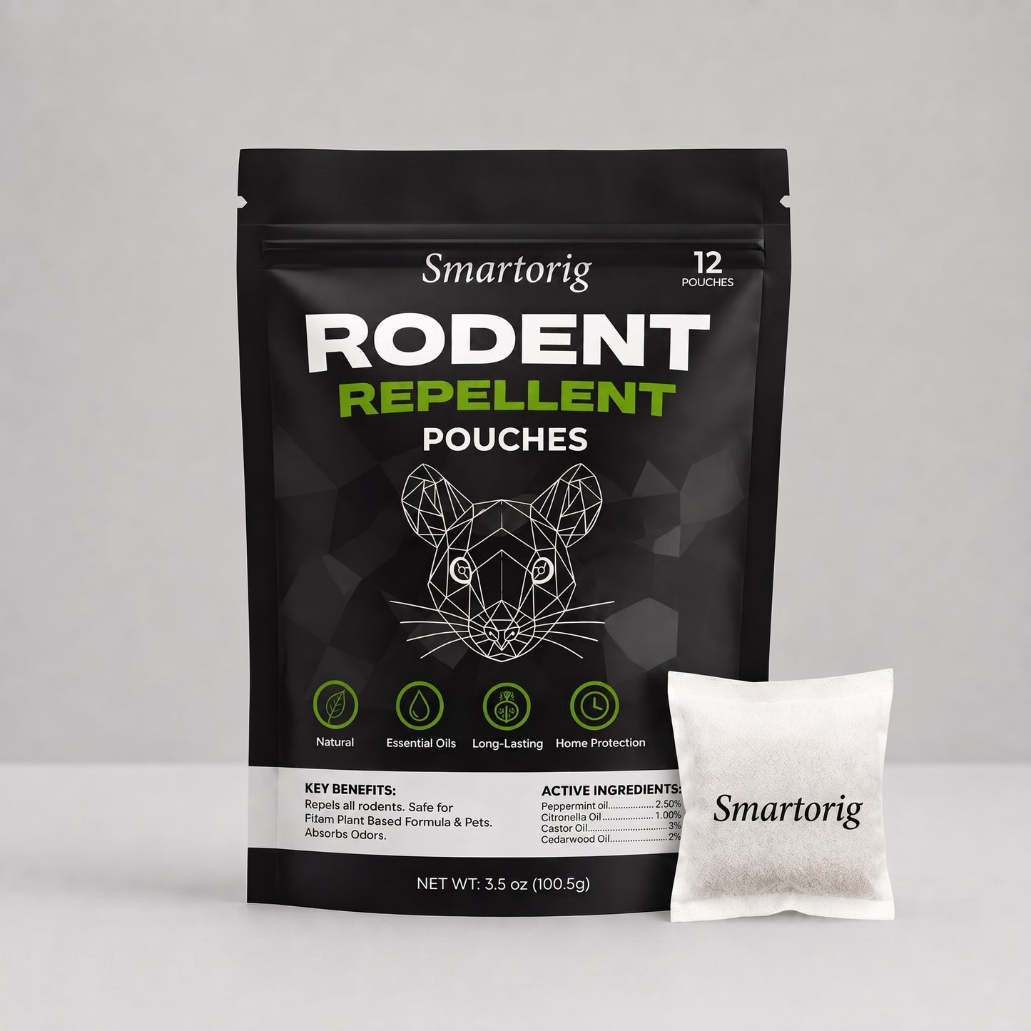 Smartorig® Natural Rodent Repellent Pouches