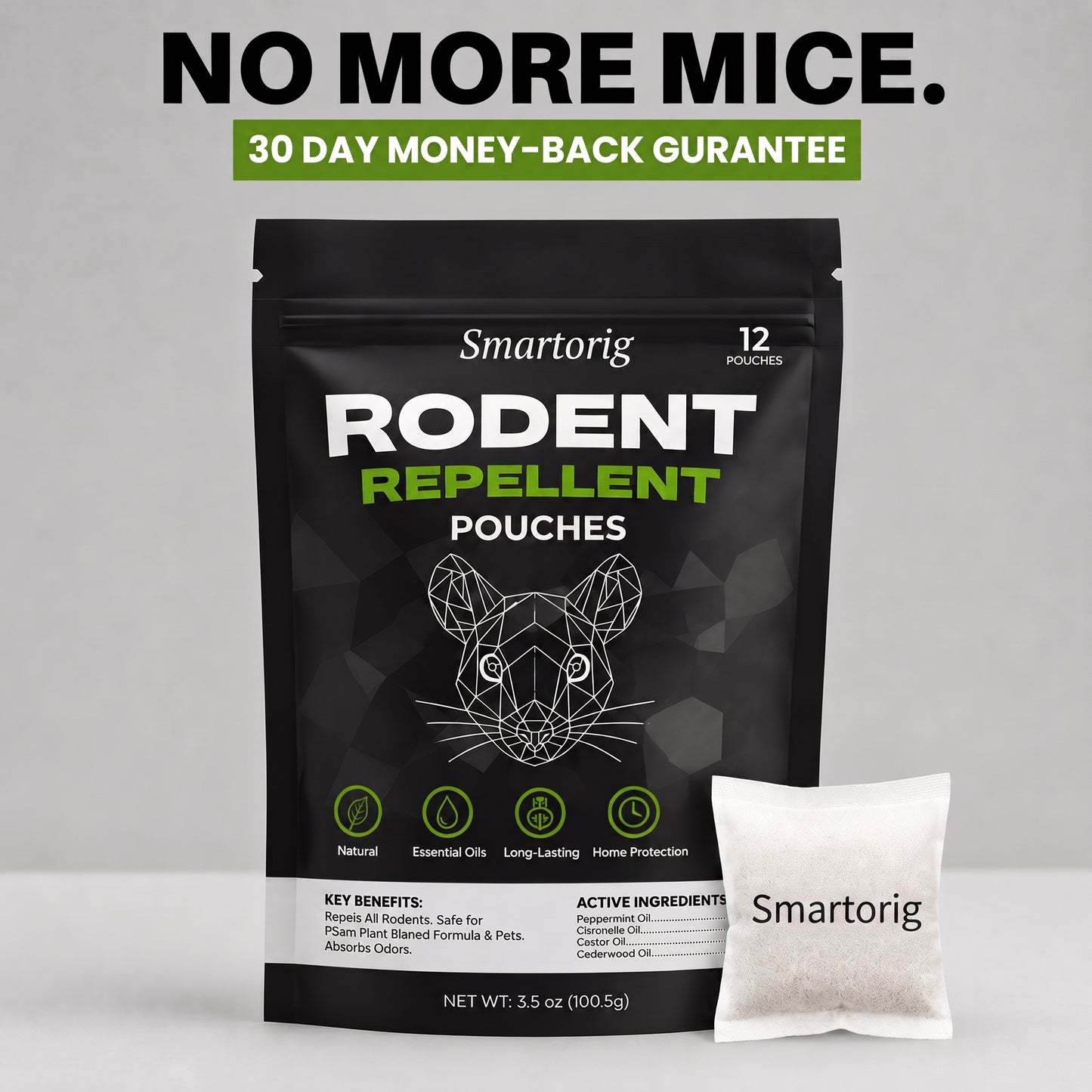 Smartorig® Natural Rodent Repellent Pouches